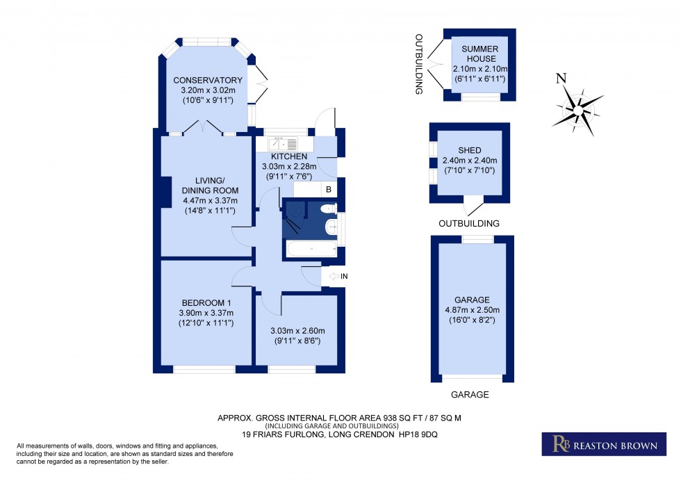 Floorplan for Long Crendon, Buckinghamshire